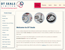 Tablet Screenshot of dtseals.co.uk